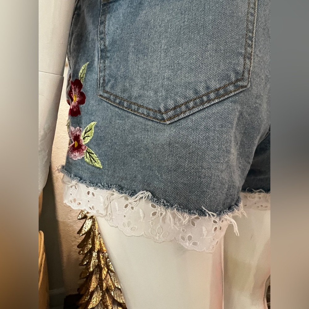 Love Tree Light Blue Denim Overalls - Picture 4 of 7